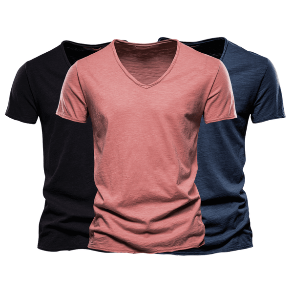 3 Pack Men's V Neck T-Shirt