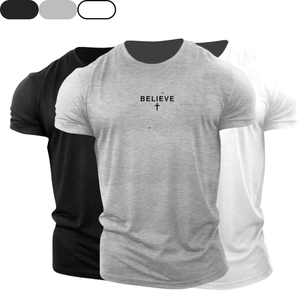 3 Pack Men's Cross Cotton Tees