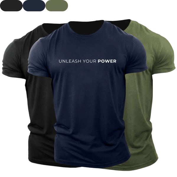 3 Pack Unleash Your Power Tees