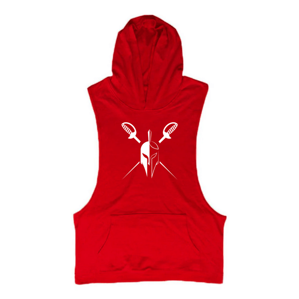 RED Men's Spartan Hoodie Tank Tops