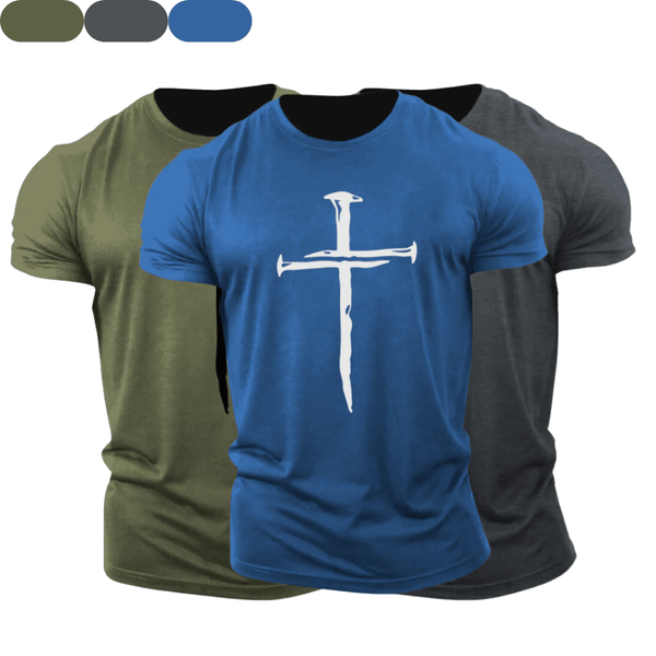 3 Pack Men's Cross Cotton Tees