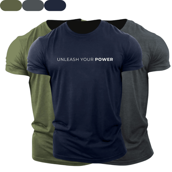 3 Pack Unleash Your Power Tees