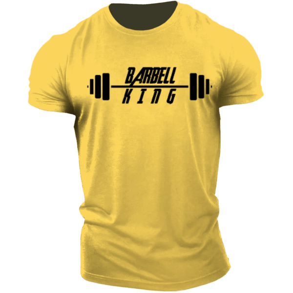 BARBELL KING Workout Cotton Tees