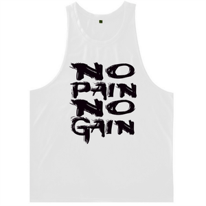 Men's NO PAIN NO GAIN Loose Trendy Sleeveless T-shirt