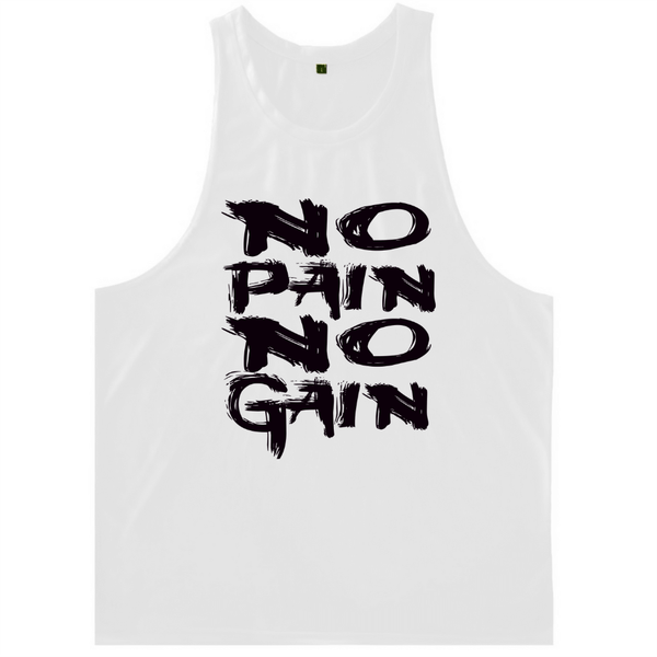 Men's NO PAIN NO GAIN Loose Trendy Sleeveless T-shirt
