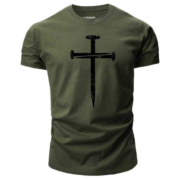 Men's Christian Cross Graphic T-Shirt
