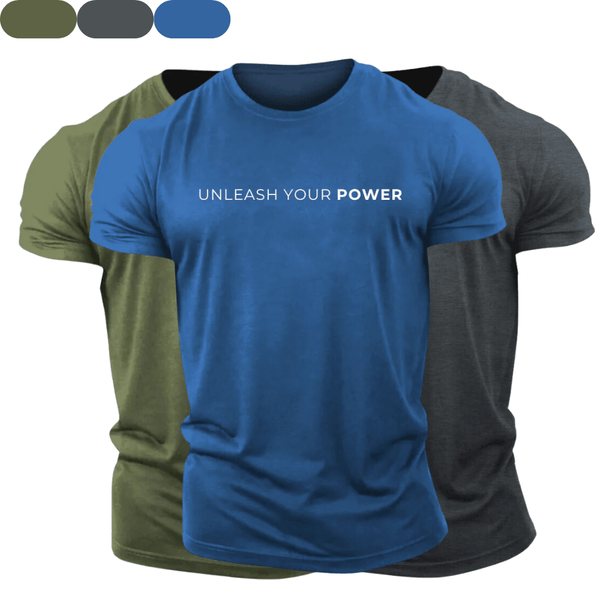 3 Pack Unleash Your Power Tees