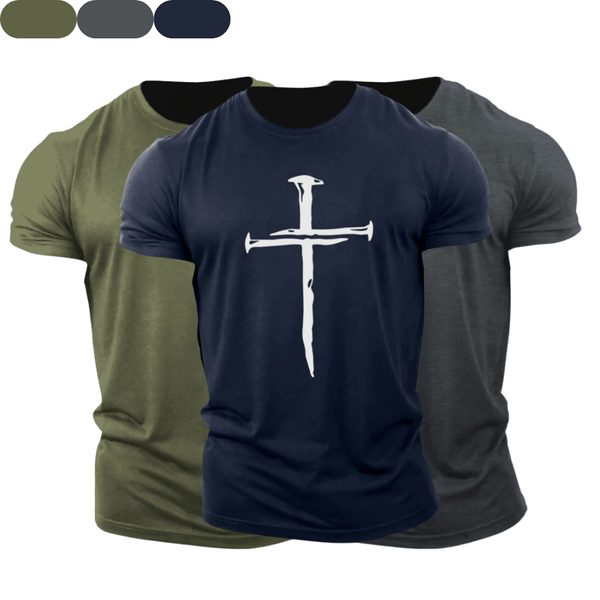 3 Pack Men's Cross Cotton Tees