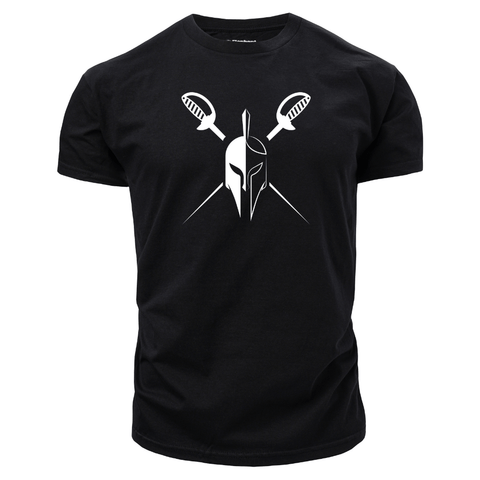 black Men's Spartan Short Sleeve T-Shirt
