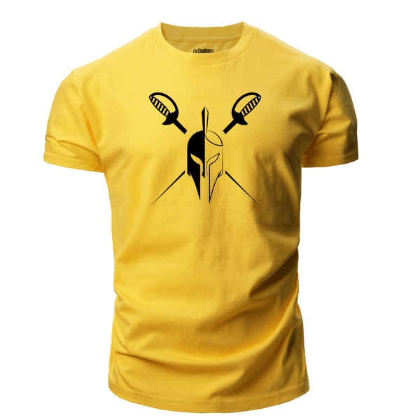 yellow Men's Spartan Short Sleeve T-Shirt