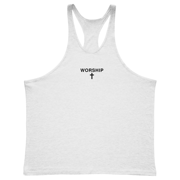 Worship Cross Men's Stringer Tank Tops