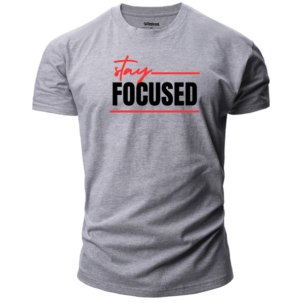 sport grey Men's Stay FOCUSED T-shirt