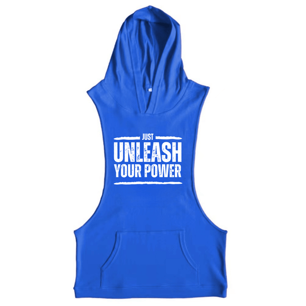 Men's UNLEASH YOUR POWER Hooded Tank Tops