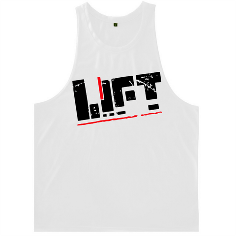 white Men's Muscle Workout Tank Tops