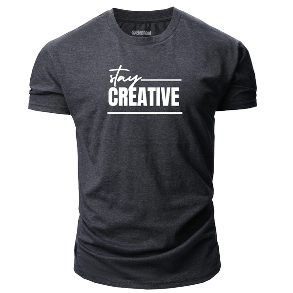 dark grey Men's Stay CREATIVE T-shirt