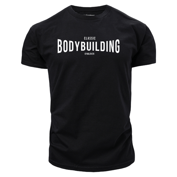 black Men's Bodybuilding T-Shirt