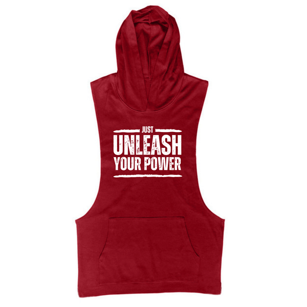 Men's UNLEASH YOUR POWER Hooded Tank Tops