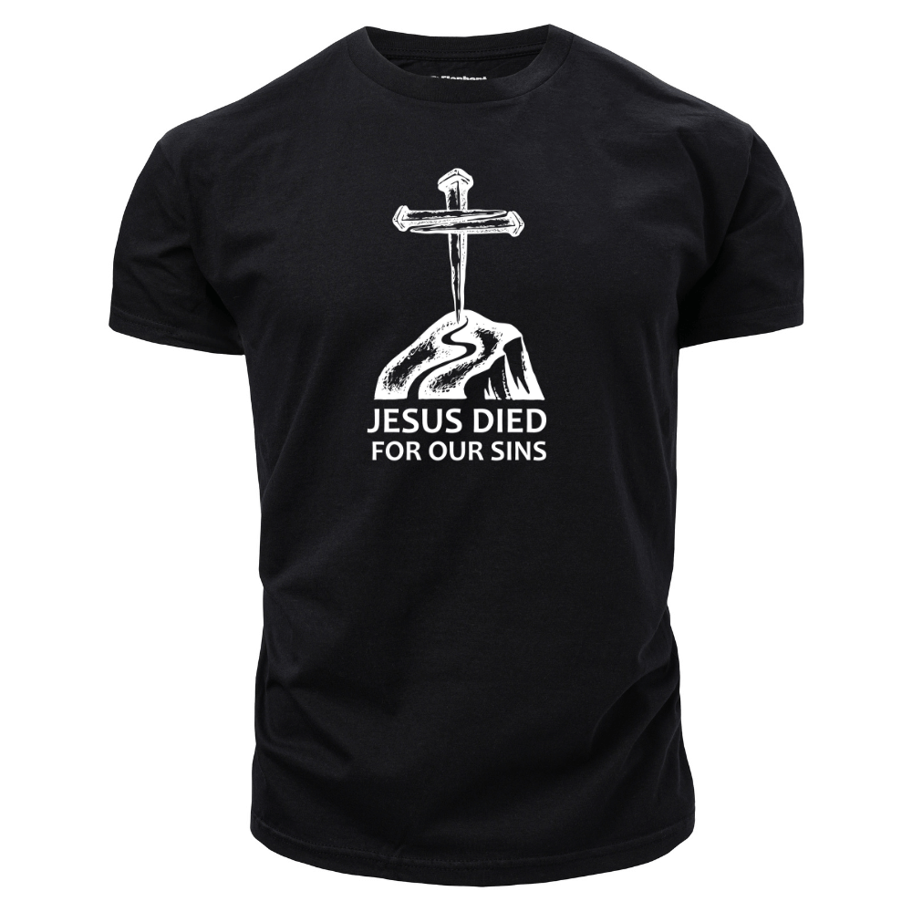 JESUS SAVED FOR OUR SINS Graphic T-shirt