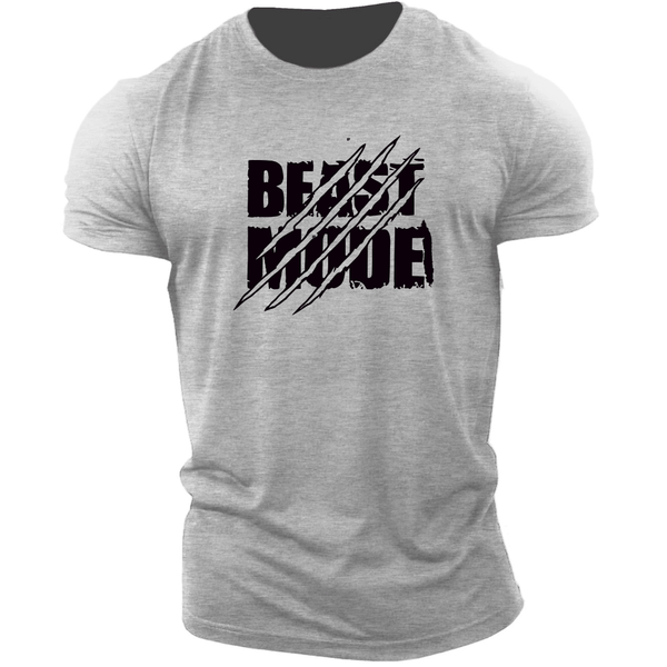 sport grey Men's BEAST MODE T-shirt