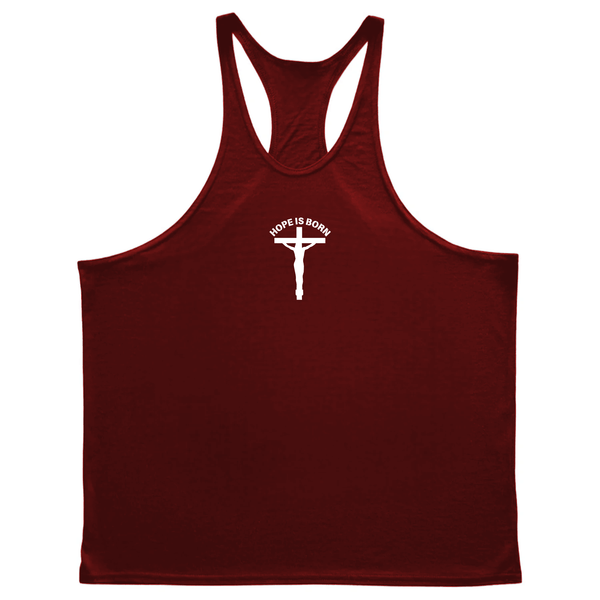 HOPE IS BORN Men's Stringer Tank Tops