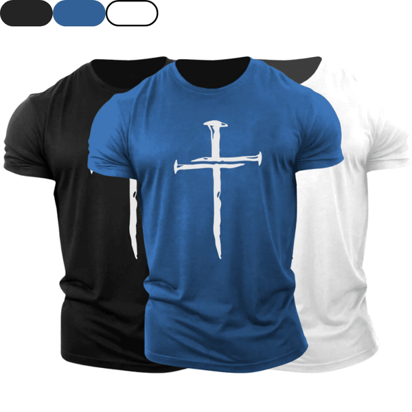 3 Pack Men's Cross Cotton Tees