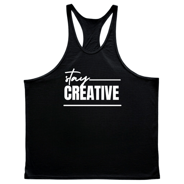 Men's Stay Creative Stringer Tank Tops