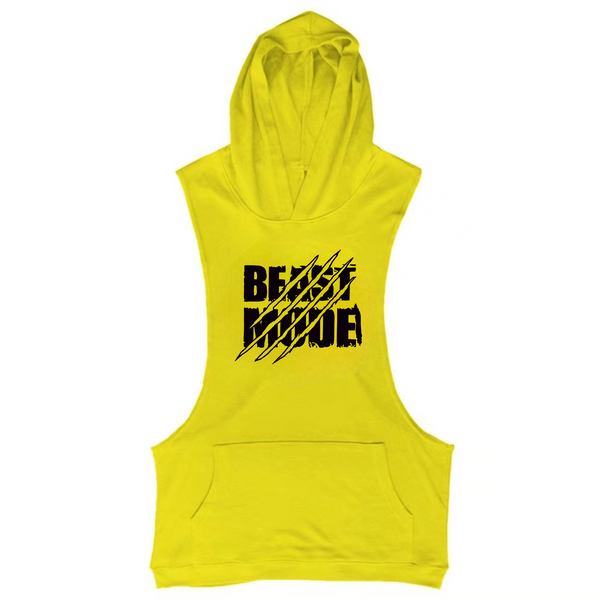 BEAST MODE GYM Sleeveless Hoodie