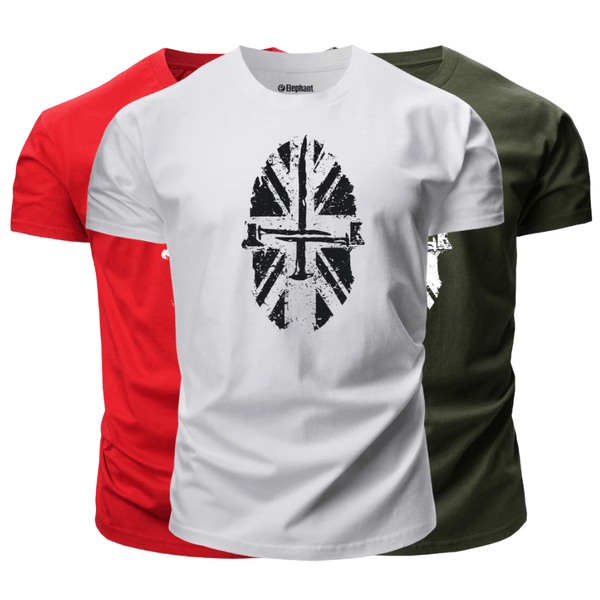 3 Pieces Men's Spartan Graphic T-Shirt