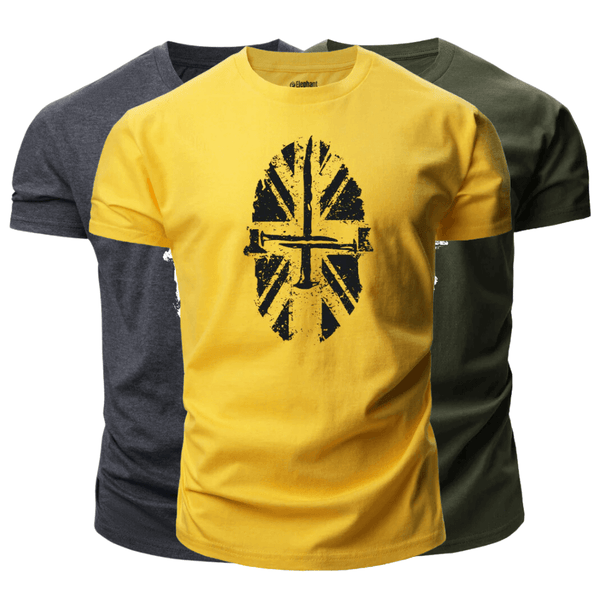 3 Pieces Men's Spartan Graphic T-Shirt