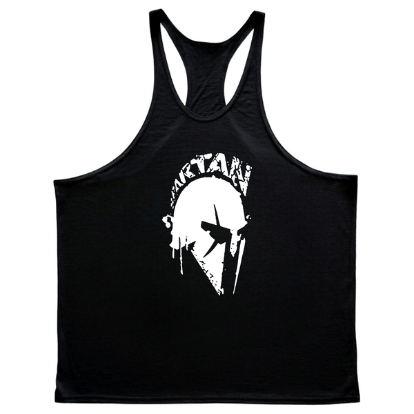 Men's Spartan Gym Y-back Stringers Tank Tops