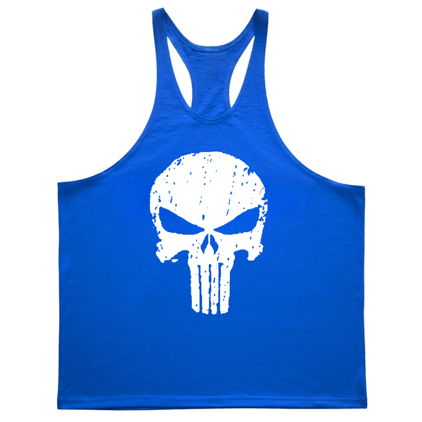 Men's Skull Graphic Gym Tank Tops