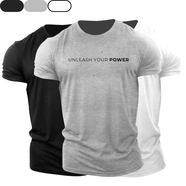 3 Pack Unleash Your Power Tees