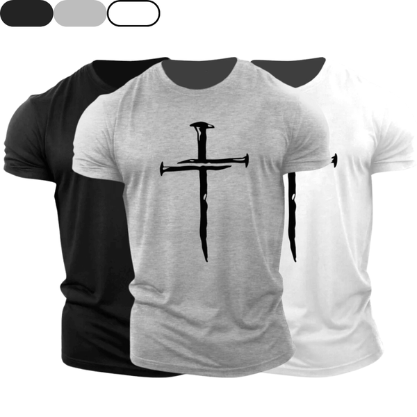 3 Pack Men's Cross Cotton Tees