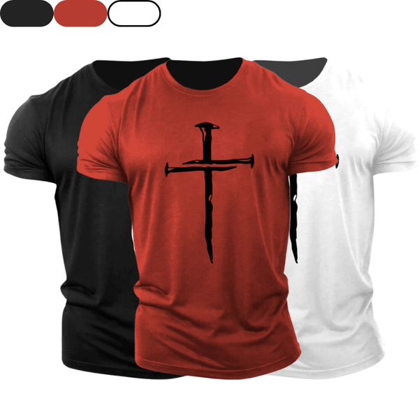 3 Pack Men's Cross Cotton Tees