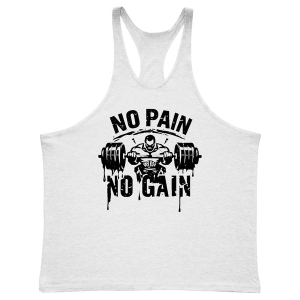 NO PAIN NO GAIN Gym Stringer Tank Tops