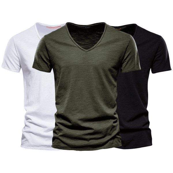 3 Pack Men's V Neck T-Shirt