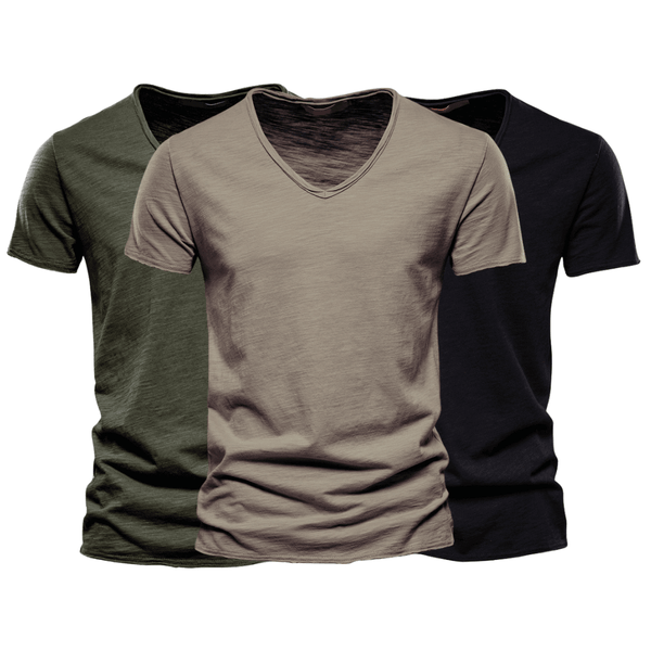 3 Pack Men's V Neck T-Shirt
