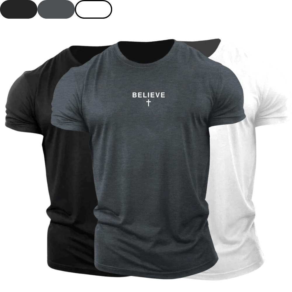 3 Pack Men's Cross Cotton Tees