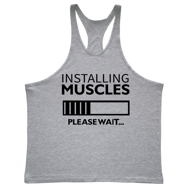 Men's Installing Muscles Stringer