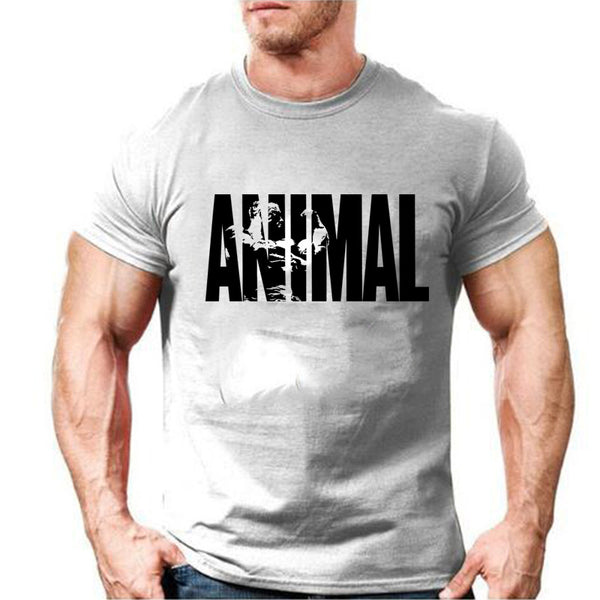Men's Cotton Muscle Workout Bodybuilding Tees