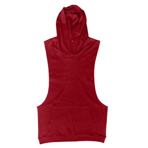 Gym Hooded Tank Tops