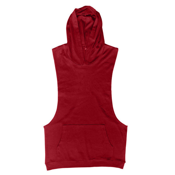 Fitness Sports Hooded Tank Tops