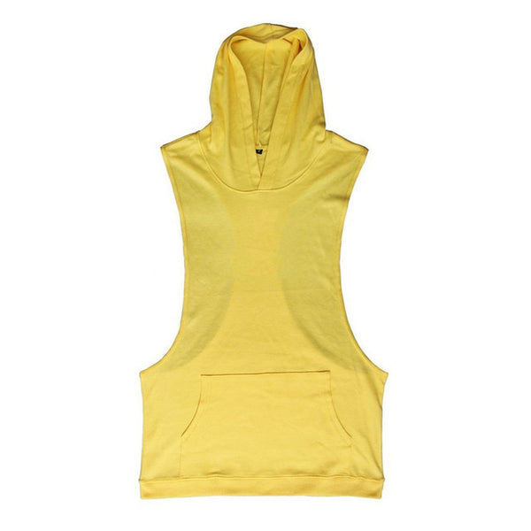 Gym Hooded Tank Tops