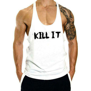 KILL IT Workout Stringer Tank Tops for Men