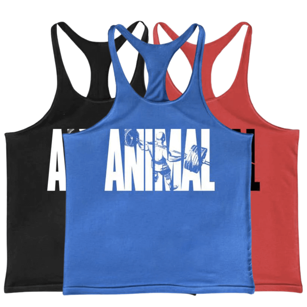 3 Pack ANIMAL Printed Muscle Tank Tops