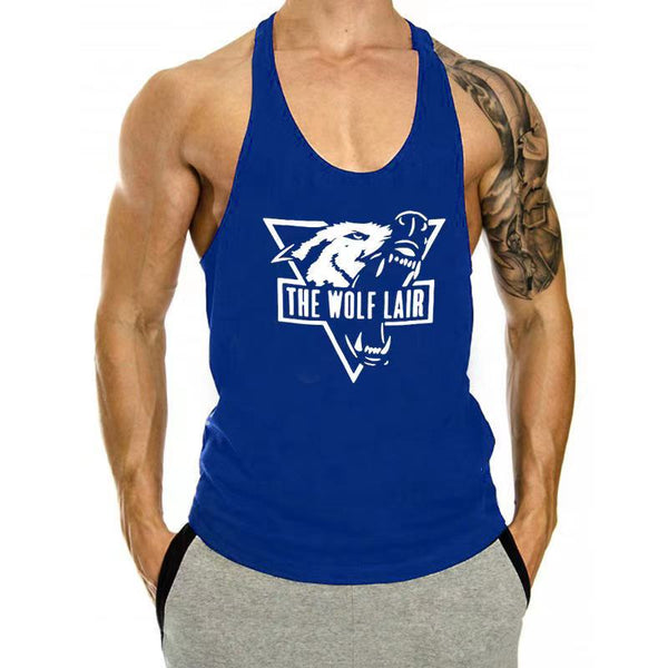 THE WOLF LAIR Printed Workout Tank Tops
