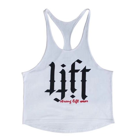 Lift Printed Work Out Tank Tops for Men