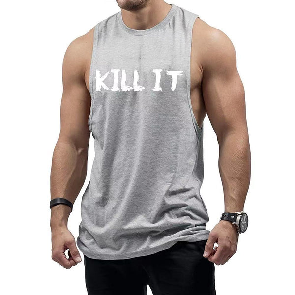 KILL IT Printed Workout Tank Tops