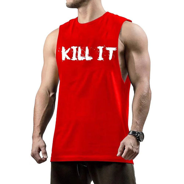 KILL IT Printed Workout Tank Tops