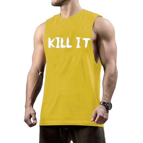 KILL IT Printed Workout Tank Tops